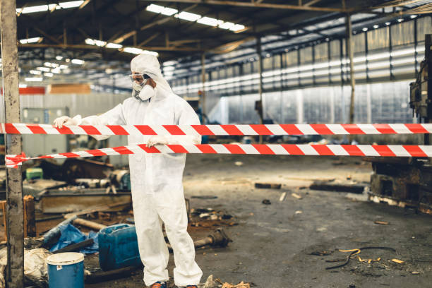 Professional Trauma Scene Cleanup technician working in East Carondelet, IL